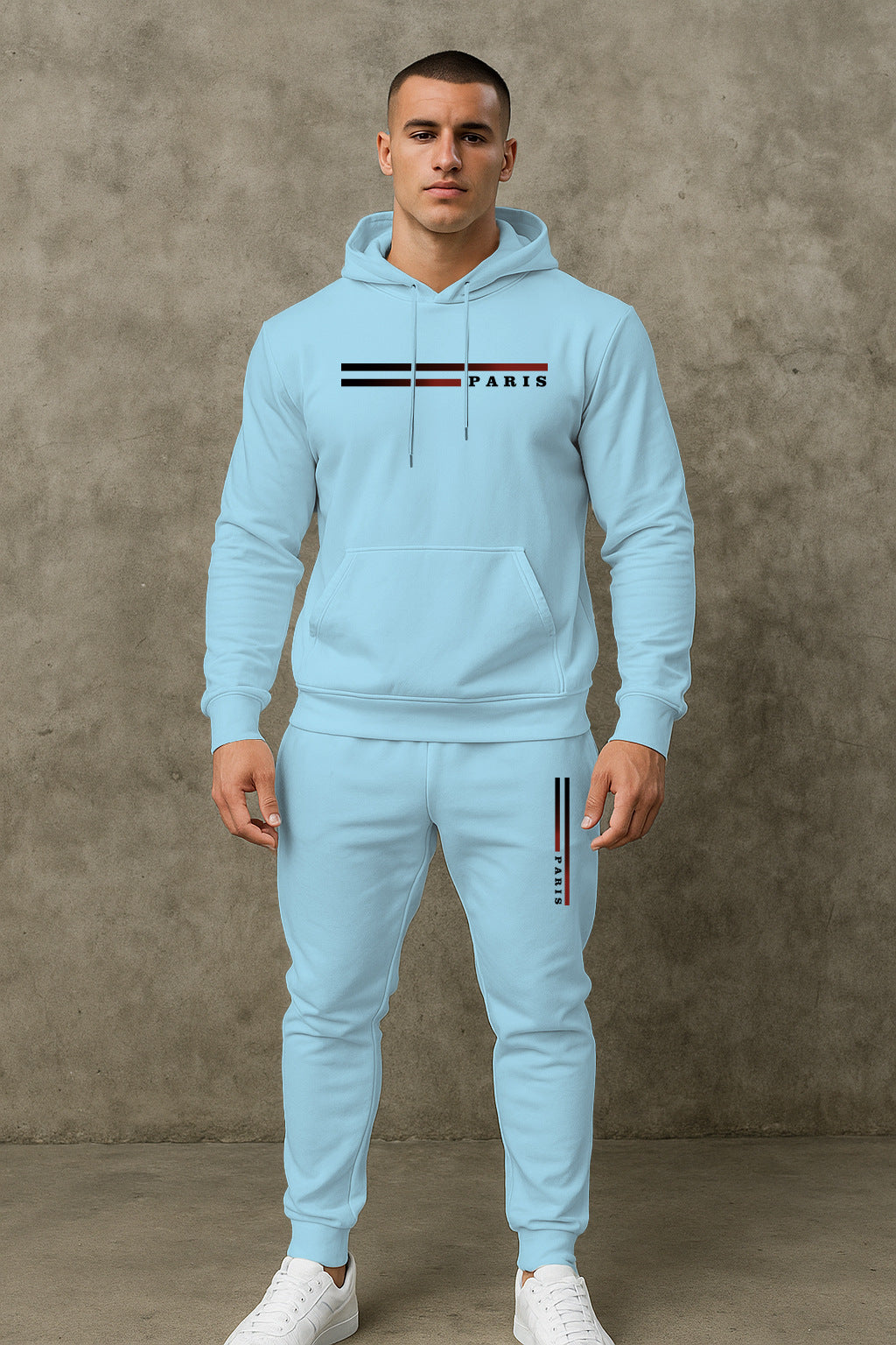 Herren Sportanzug Jogginganzug Mit Taschen Funktionell Modern