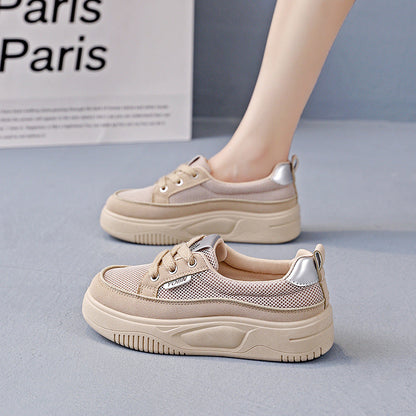 Damen Sneaker Bequem Luftig Mesh Trendy