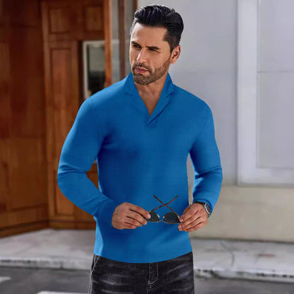 Herren Langarmshirt Lässig Casual Berlin Style - BerlinGlamour