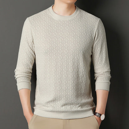 Herren Strickpullover Modern 3D Muster Hochwertig