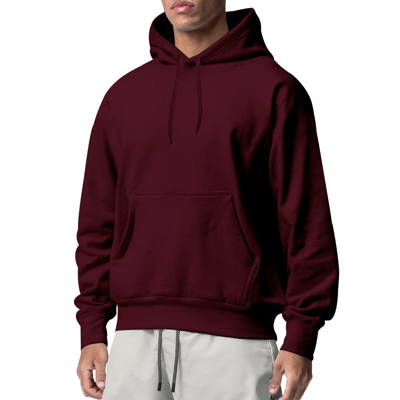 Herren Kapuzenpullover Komfort Schnitt Kängurutaschen Groß