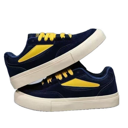 Damen Sneaker Sportlich Velours Leder Bequem