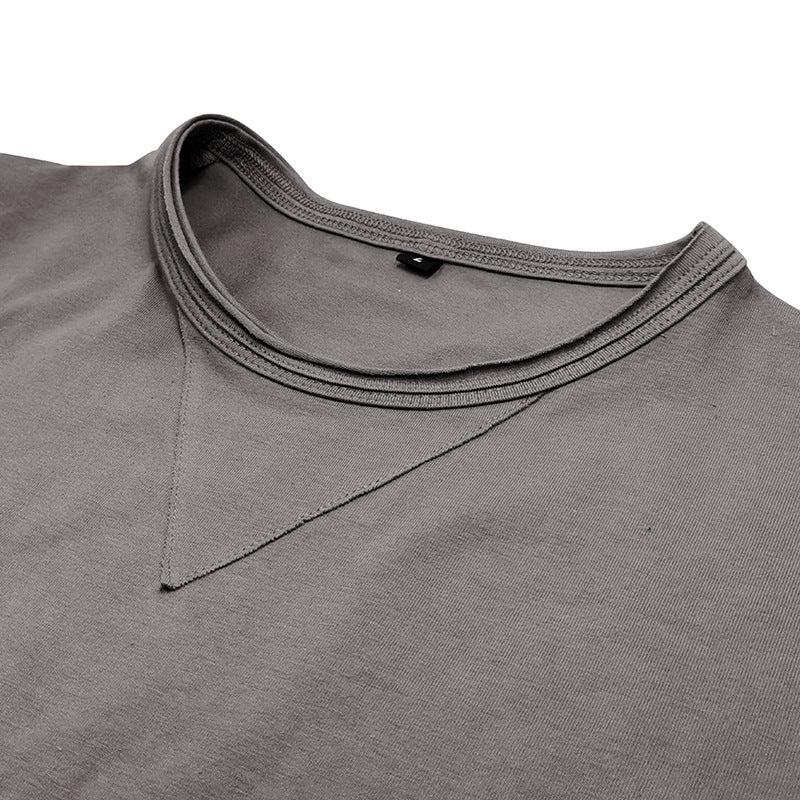 Bequemes Herren Langarmshirt aus Baumwolle Modern