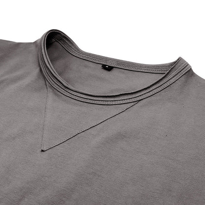 Bequemes Herren Langarmshirt aus Baumwolle Modern