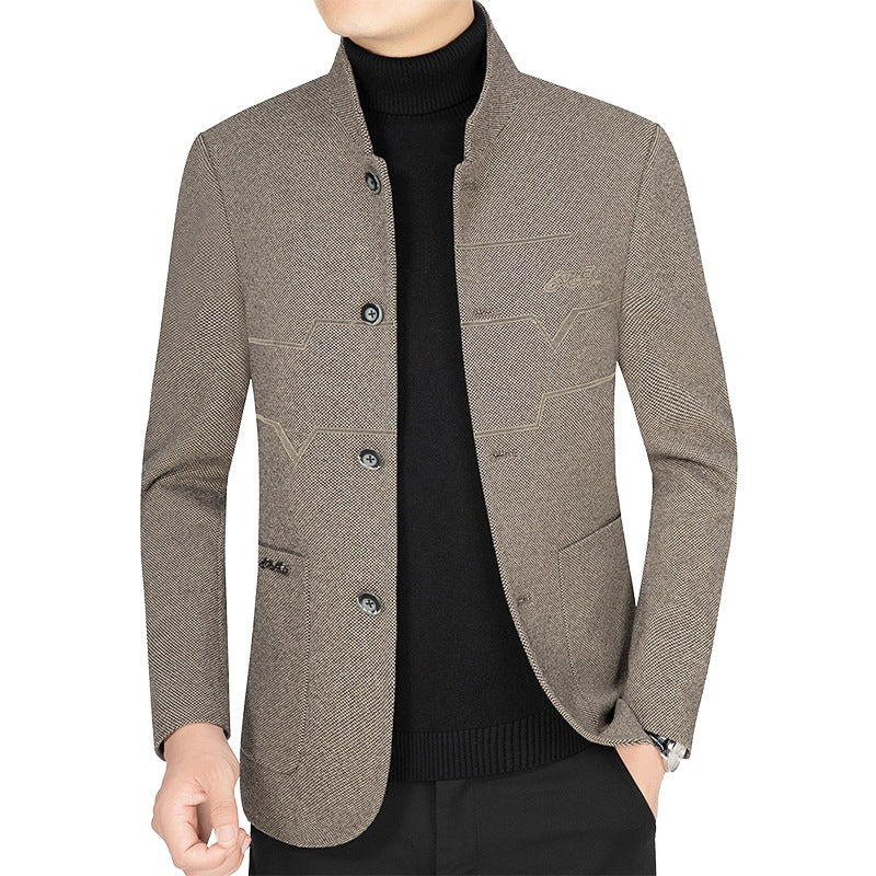 Herren Freizeitjacke Modern Stilvoll Mit Details