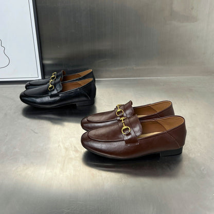Damen Mokassins Bequem Elegant mit Schnalle