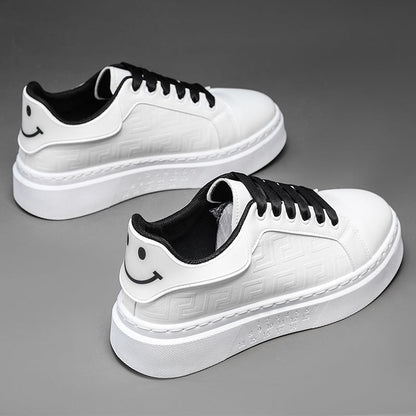 Damen Sneaker Modisch Sportlich Weiße