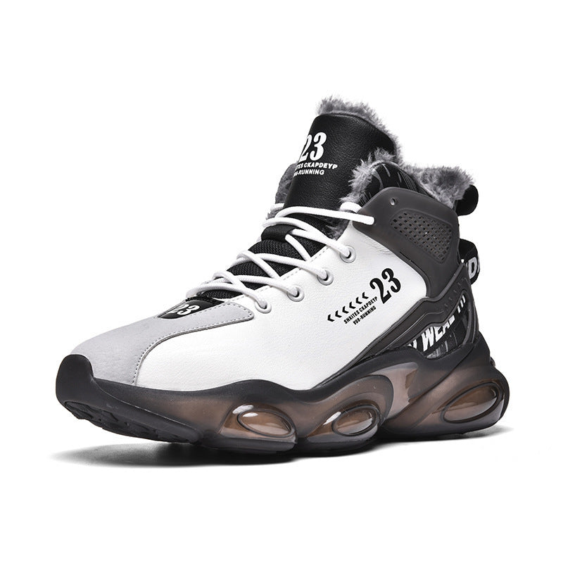 Damen Sport Sneaker Laufschuhe mit Dämpfung Weiss Schwarz