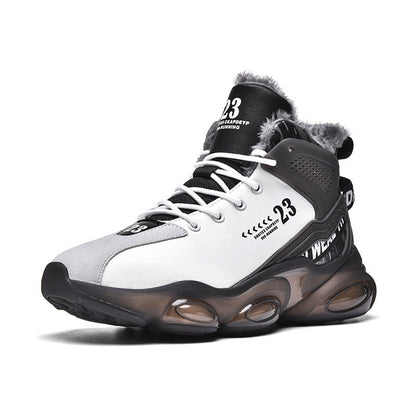 Damen Sport Sneaker Laufschuhe mit Dämpfung Weiss Schwarz
