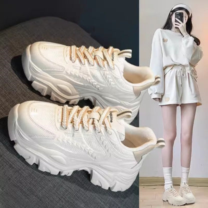 Damen Sneaker Chunky Atmungsaktiv Sportlich Trendy - BerlinGlamour
