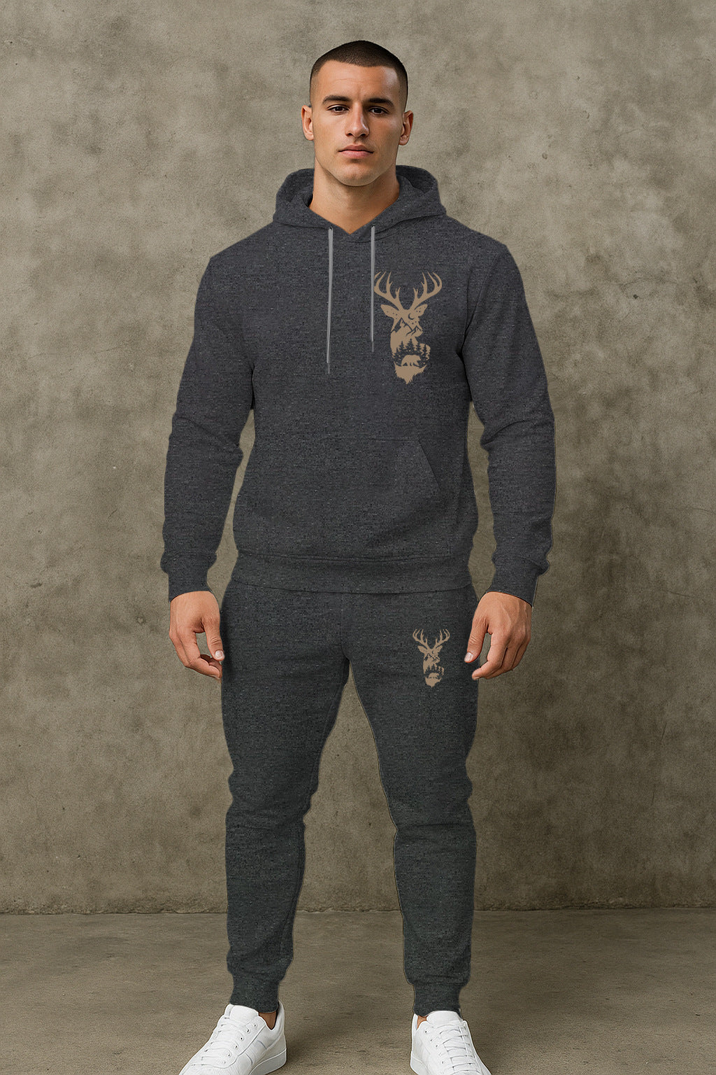 Herren Freizeitanzug Modern Stylish Schwarzer Anzug