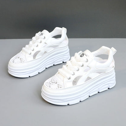 Damen Sneaker Mesh atmungsaktiv mit dämpfenden Sohlen