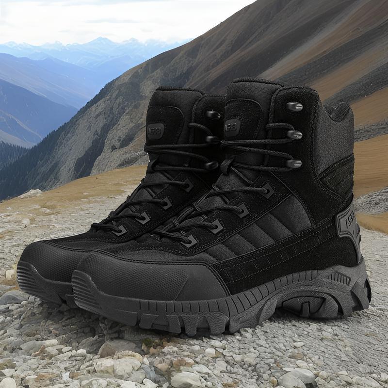 Herren Trekkingstiefel Hoch Wanderschuhe Knöchelschutz Rutschfest