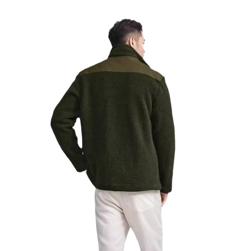 Herren Fleecejacke Flauschig Warm