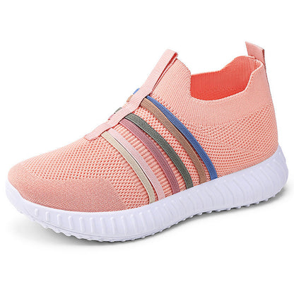 Damen Sneaker Atmungsaktiv Flexibel Sportlich Elastisch