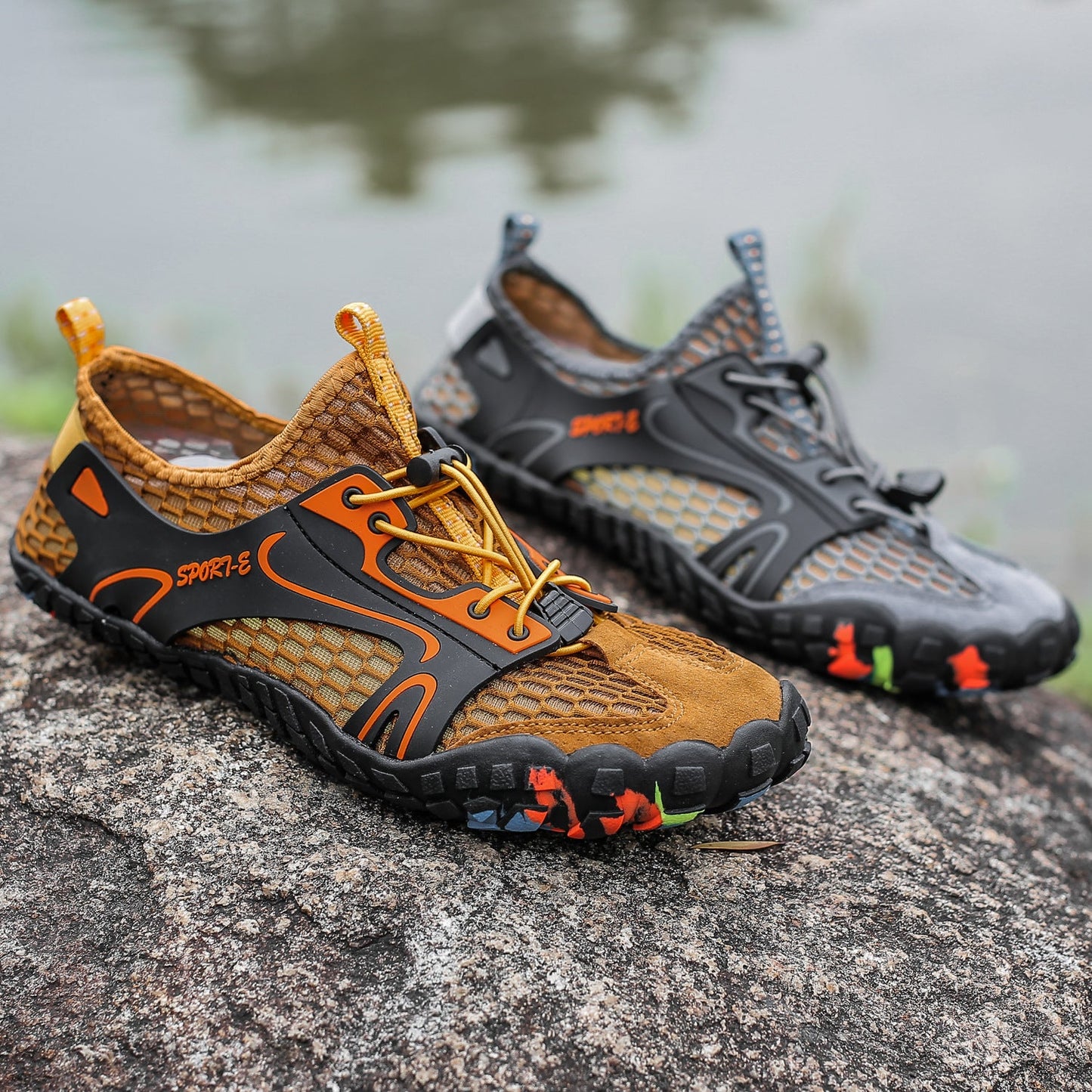 Damen Badeschuhe Rutschfest Atmungsaktiv Sommer