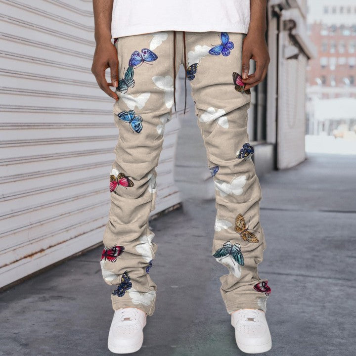Herren Cargo-Hose Lässig mit Muster Modern