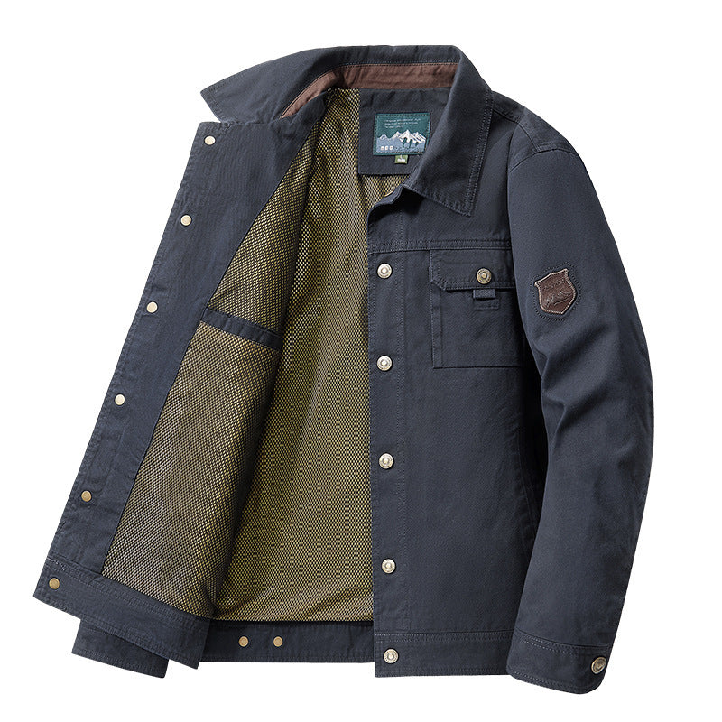 Wasserdichte Herrenjacke atmungsaktiv mit Taschen - BerlinGlamour