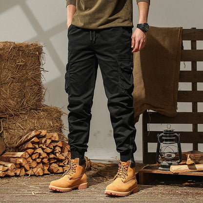 Herren Cargo-Hose Vieltaschen Praktisch Bequem