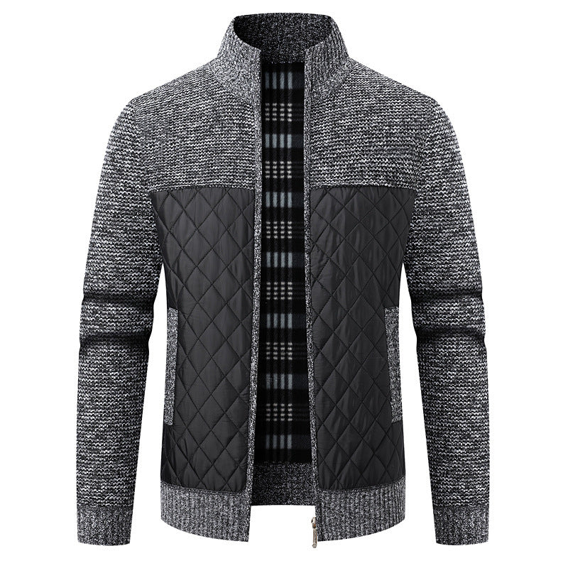 Herren Übergangsjacke Modern Strukturiert Isoliert