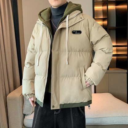 Herren Winterjacke Warm Dickes Futter Mit Kapuze - BerlinGlamour
