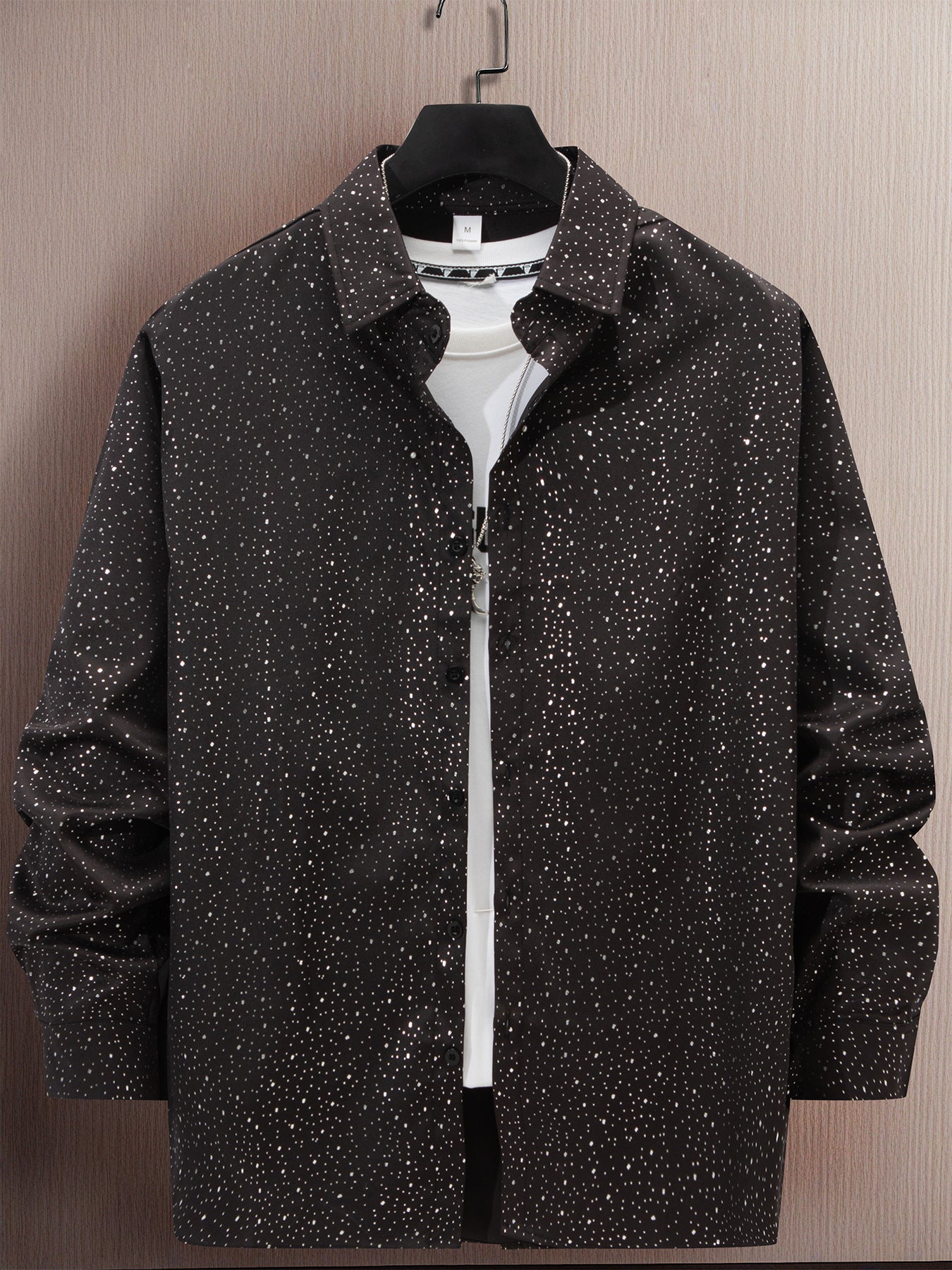 Herren Hemd Modern Punktiert Slim Fit Berlin Style