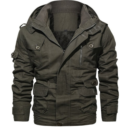 Herren Outdoor-Jacke Warm Isoliert mit vielen Taschen