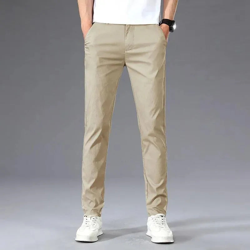 Herren Hosen Slim Fit Gerade Schnitt