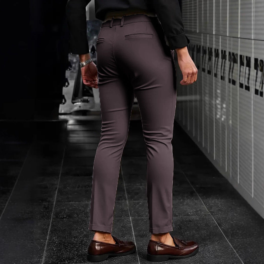 Herren Anzughose Slim Fit Modern Sportlich Elegant
