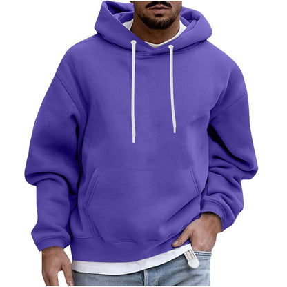 Herren Kapuzenpullover Oversized mit Kängurutasche