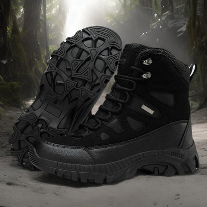 Wanderstiefel Herren rutschfest mit Knöchelschutz Waterproof