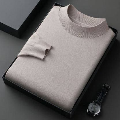 Eleganter Herren Pullover aus Baumwolle Fein Gestrickt - BerlinGlamour