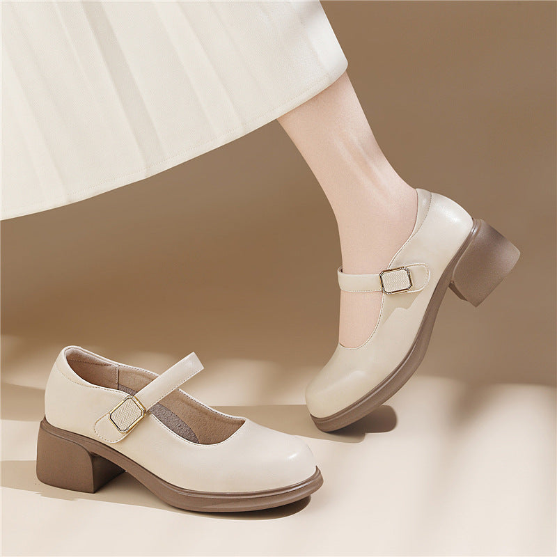 Damen Slingback Schuhe Bequem Plateau High Heel Elegante