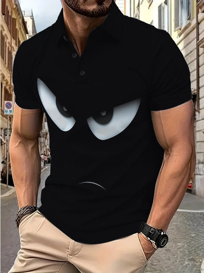 Herren Polo-Shirt Grafik-Print Modern Berlin Style