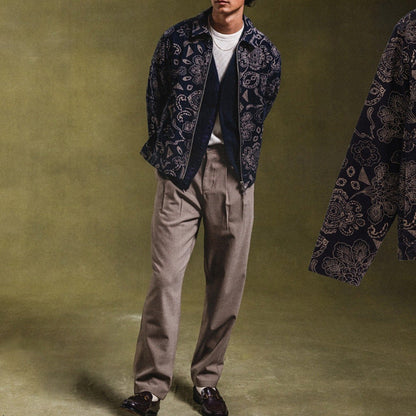 Herren Jacke Mit Floral Muster Praktisch Berlin