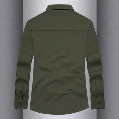 Herren Langarmshirt Modern mit Taschen Berlin Style