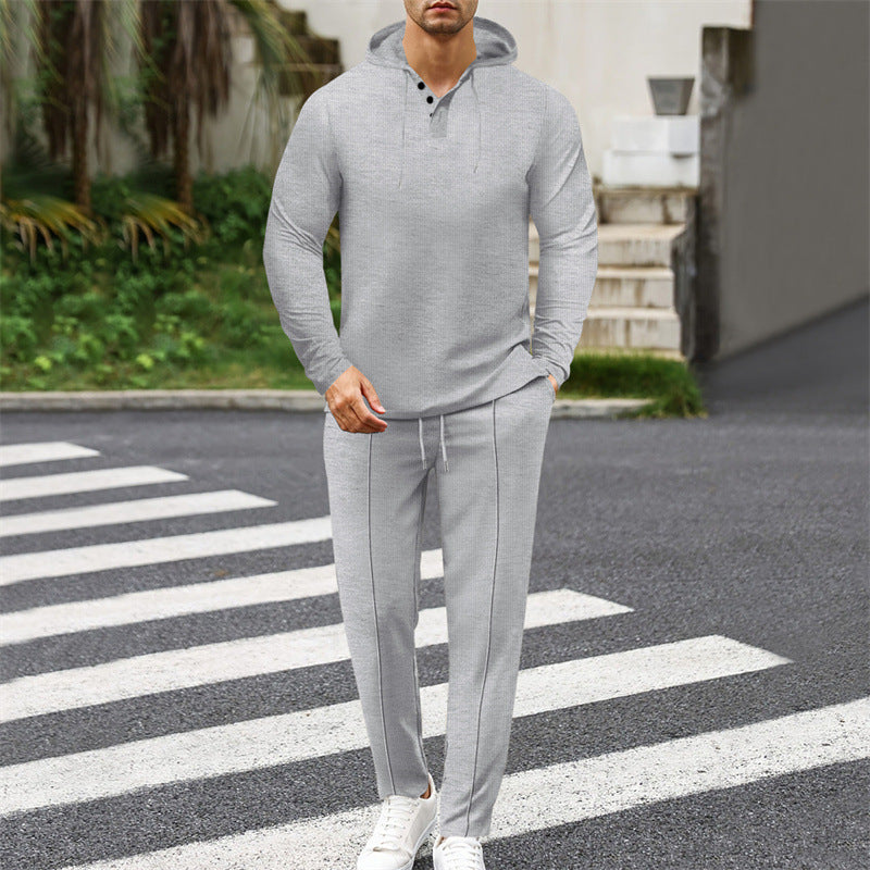 Herren Hoodie-Set Sportlich Modern mit Kapuze