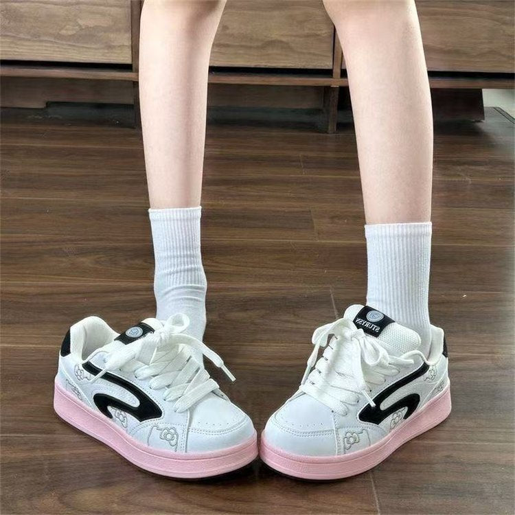 Damen Sneaker Tiermotiv Komfortabel Sportlich