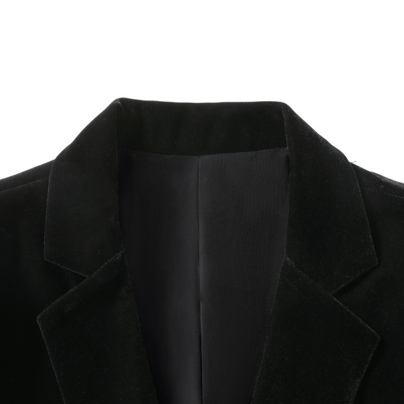 Herren Samtblazer Elegant Schlanker Schnitt Modern