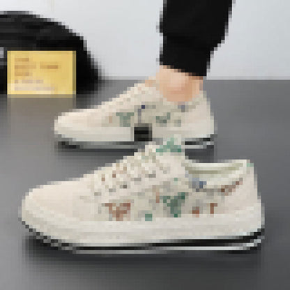 Damen Sneaker Bequem FreizeitSchuhe Floral Design