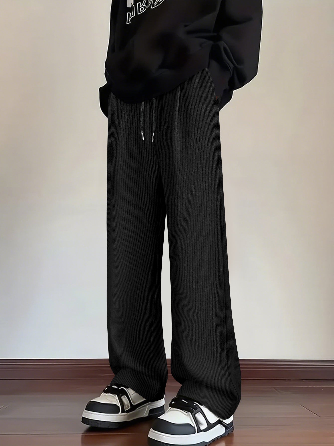 Herren Ripp-Hose Elegant Weich Schmal