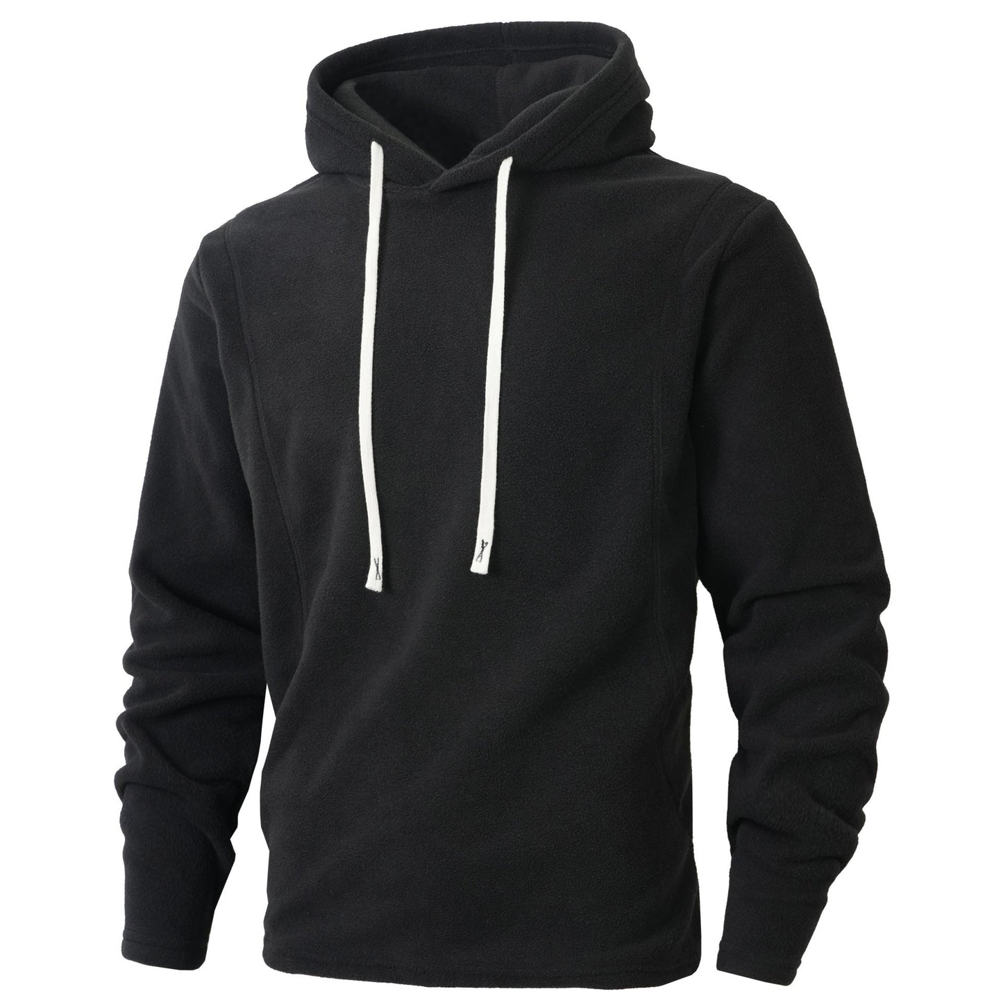 Herren Fleece Hoodie Modern Sportlich Mit Taschen