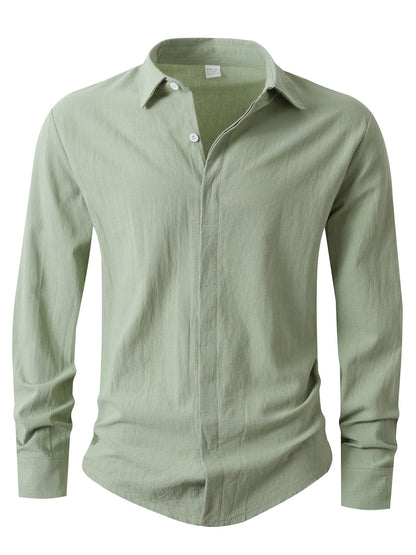 Herren Hemd Slim Fit Elegantes Casual Design
