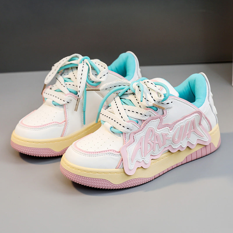 Damen Sneaker Glänzend Einzigartig Trendy Heidi Style