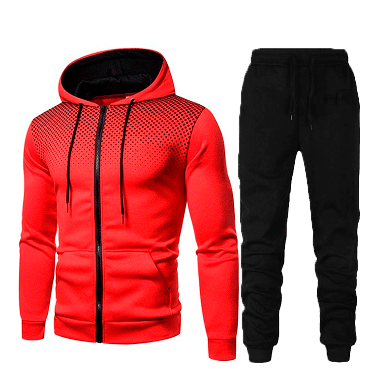 Herren Sportset Hoodie Jogginghose Atmungsaktiv Modern
