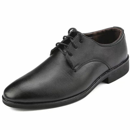 Herren Lederschuhe Elegante Schnürschuhe Schwarz Modern