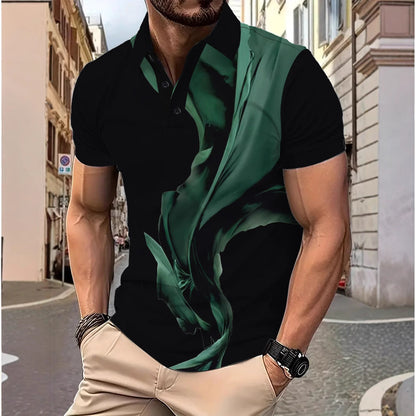 Herren Poloshirt Modern Slim Fit Einzigartiges Design - BerlinGlamour