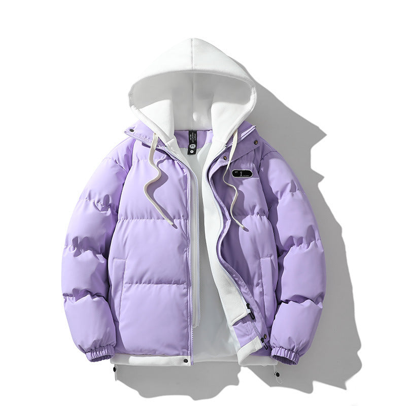 Herren Winterjacke Pufferjacke Abnehmbar Innenfutter Warm
