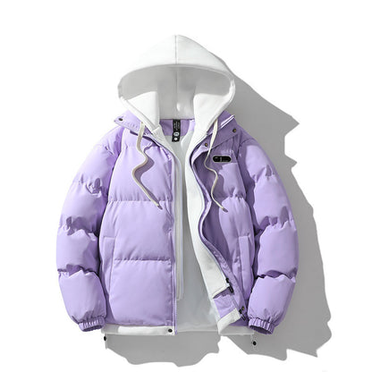 Herren Winterjacke Pufferjacke Abnehmbar Innenfutter Warm