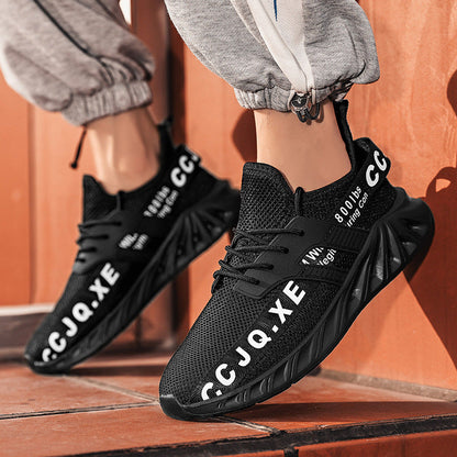 Damen Sneaker Sportlich Netz Atmungsaktiv Rutschfest
